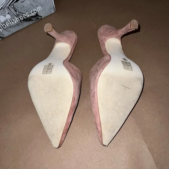 JEFFREY CAMPBELL pink suede mule - Picture 3 of 6